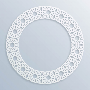 وکتور اسلیمی دایره ای